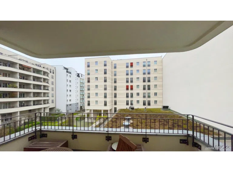 Hof Balkon Ausblick