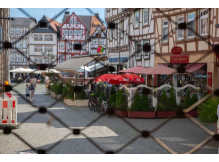 Sicht auf den Marktplatz