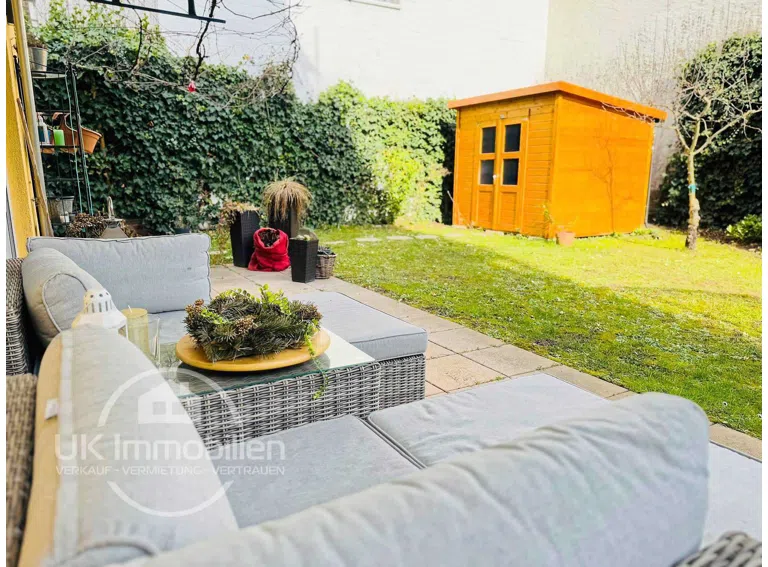 Gartenblick draußen