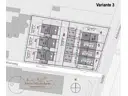 Var.3: 3 Kettenhäuser und 4 Reihenhäuser
