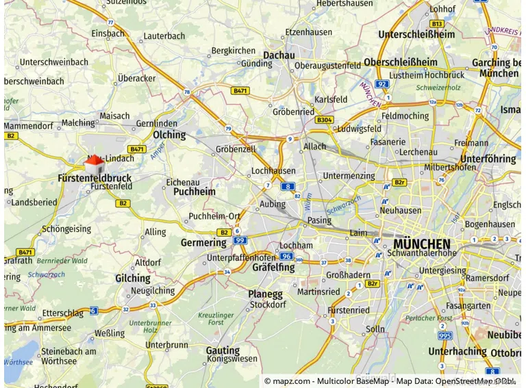 Kartenausschnitt