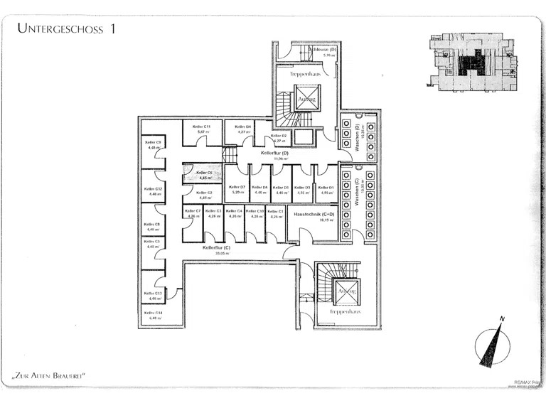 Grundriss UG 1