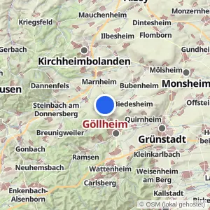 Kartenvorschau Göllheim