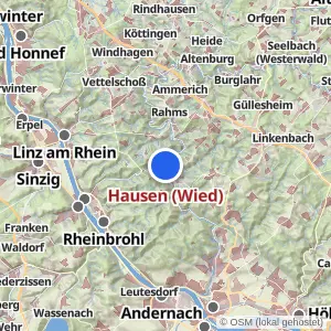 Kartenvorschau Hausen (Wied)