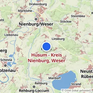 Kartenvorschau Husum - Kreis Nienburg, Weser