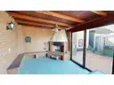 Wintergarten mit Kamin