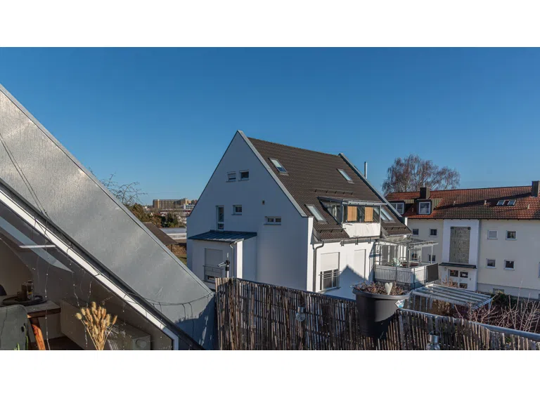 Ausblick von der Dachterrasse