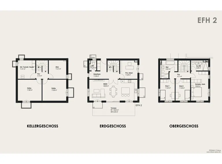 Mustergrundriss Haus 2