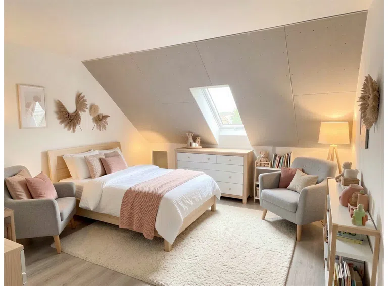 Schlafzimmer DG - (KI generiert)