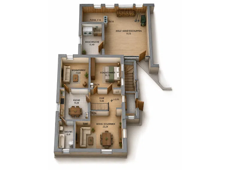 Erdgeschoss 3D