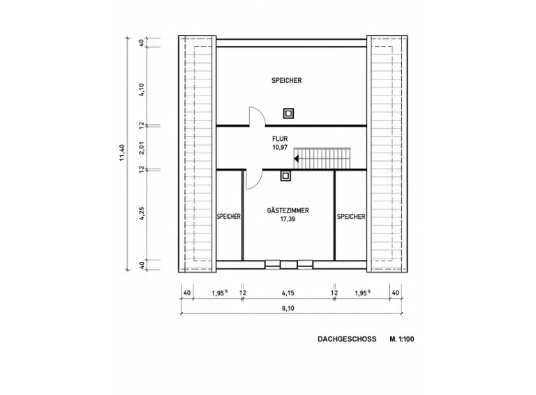 Dachgeschoss 2D