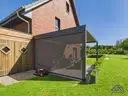 Terrasse mit Sonnen- und Sichtschutz - Lütt Immobilien Selent