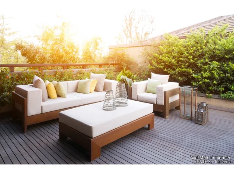 sonniger Balkon