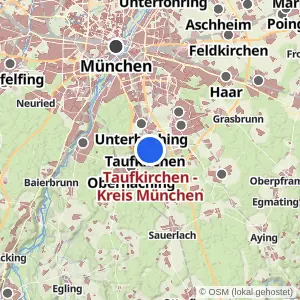 Kartenvorschau Taufkirchen - Kreis München