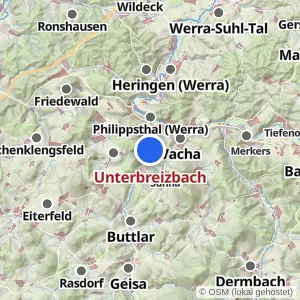 Kartenvorschau Unterbreizbach