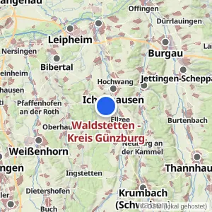 Kartenvorschau Waldstetten - Kreis Günzburg