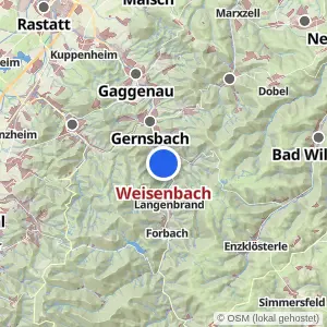 Kartenvorschau Weisenbach