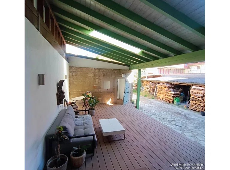Überdachte Terrasse