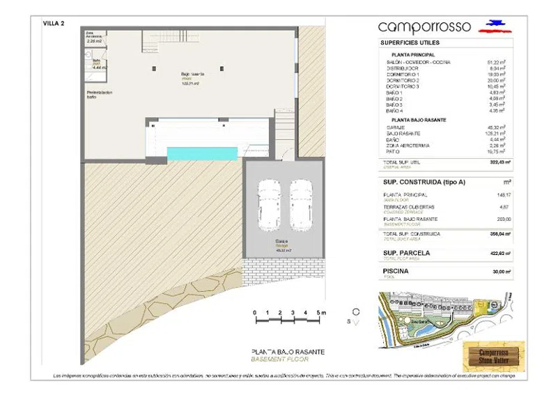plano VILLA 2 CAMPORROSSO STONE VALLEY Seite 2